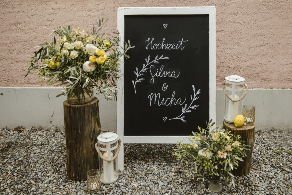 Hochzeit mit mediterranem Flair im Schlössli Utenberg Luzern