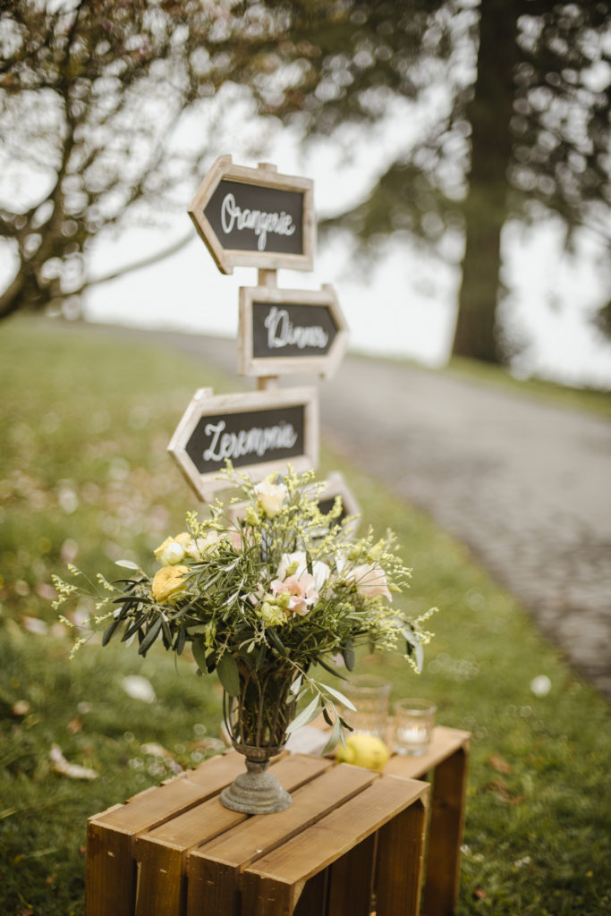 Hochzeit mit mediterranem Flair im Schlössli Utenberg Luzern