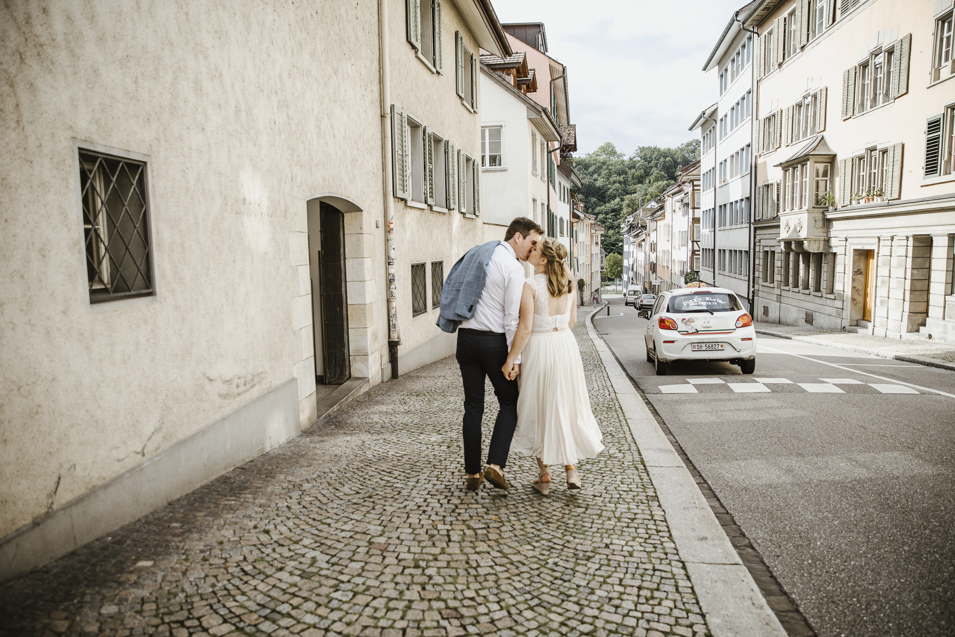 Brautpaarshoot in der Altstadt von Schaffhausen