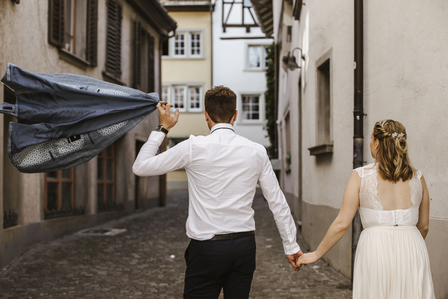 Brautpaarshoot in der Altstadt von Schaffhausen