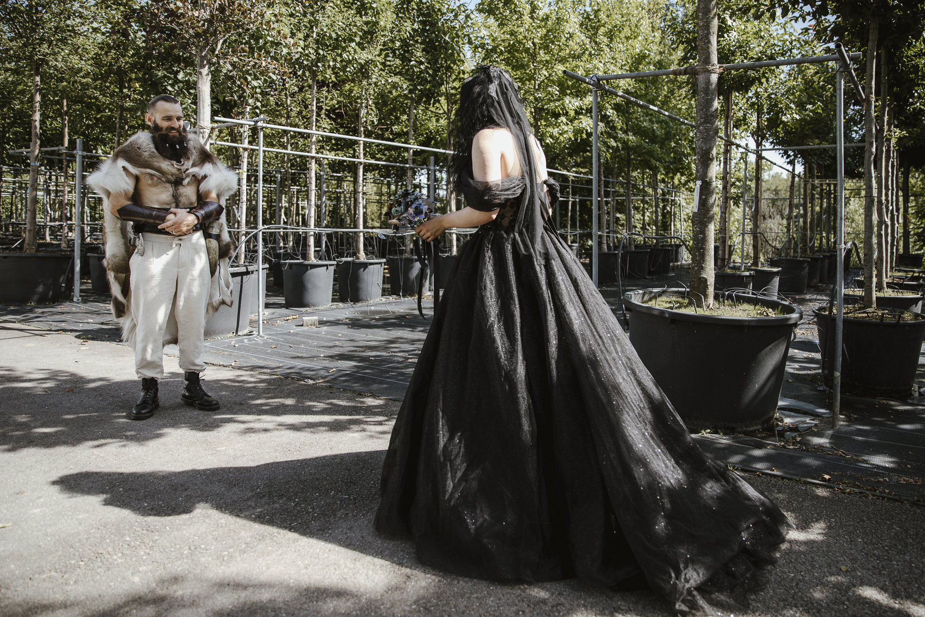 Gothic meets Viking Wedding