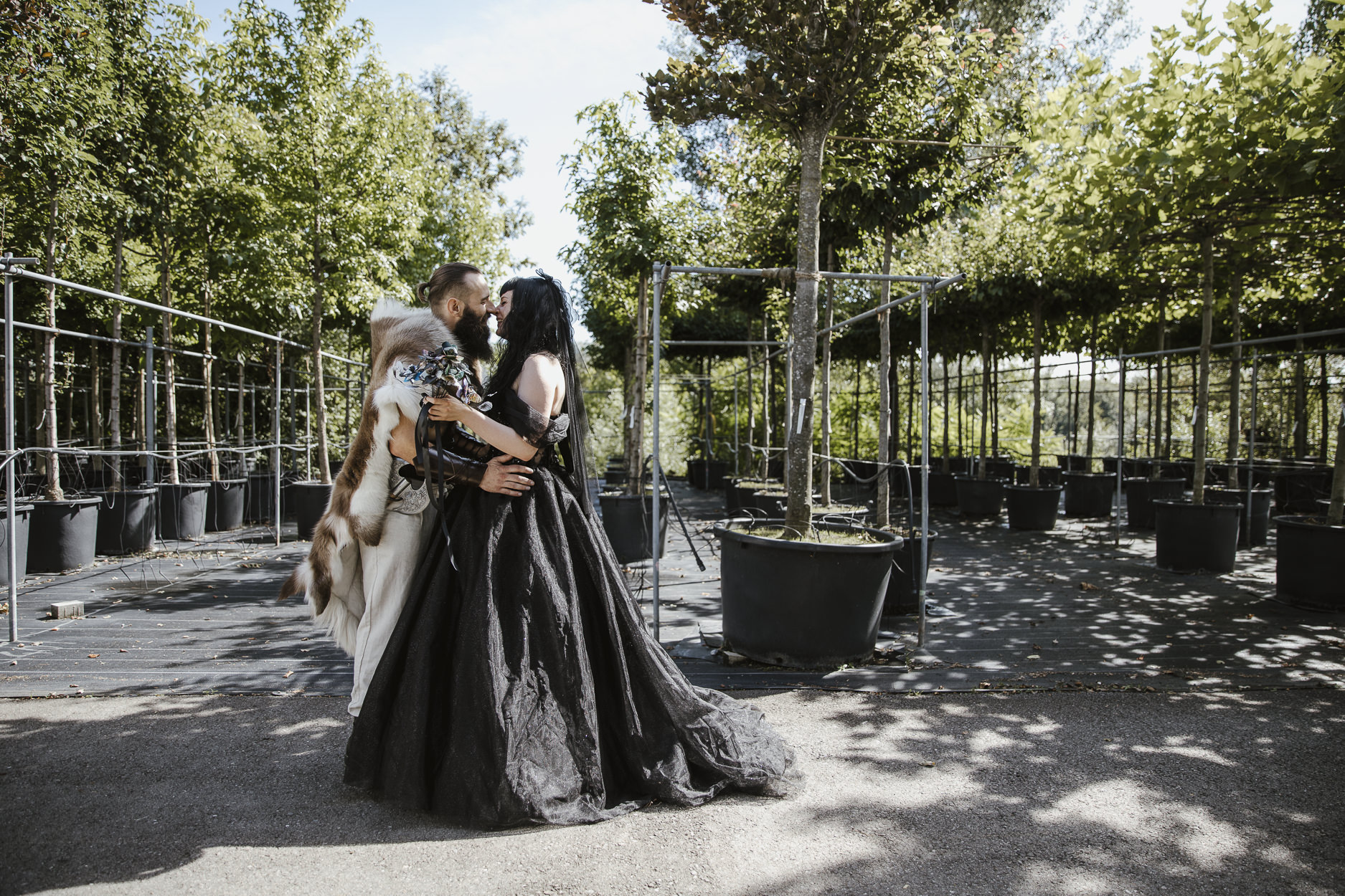 Gothic meets Viking Wedding