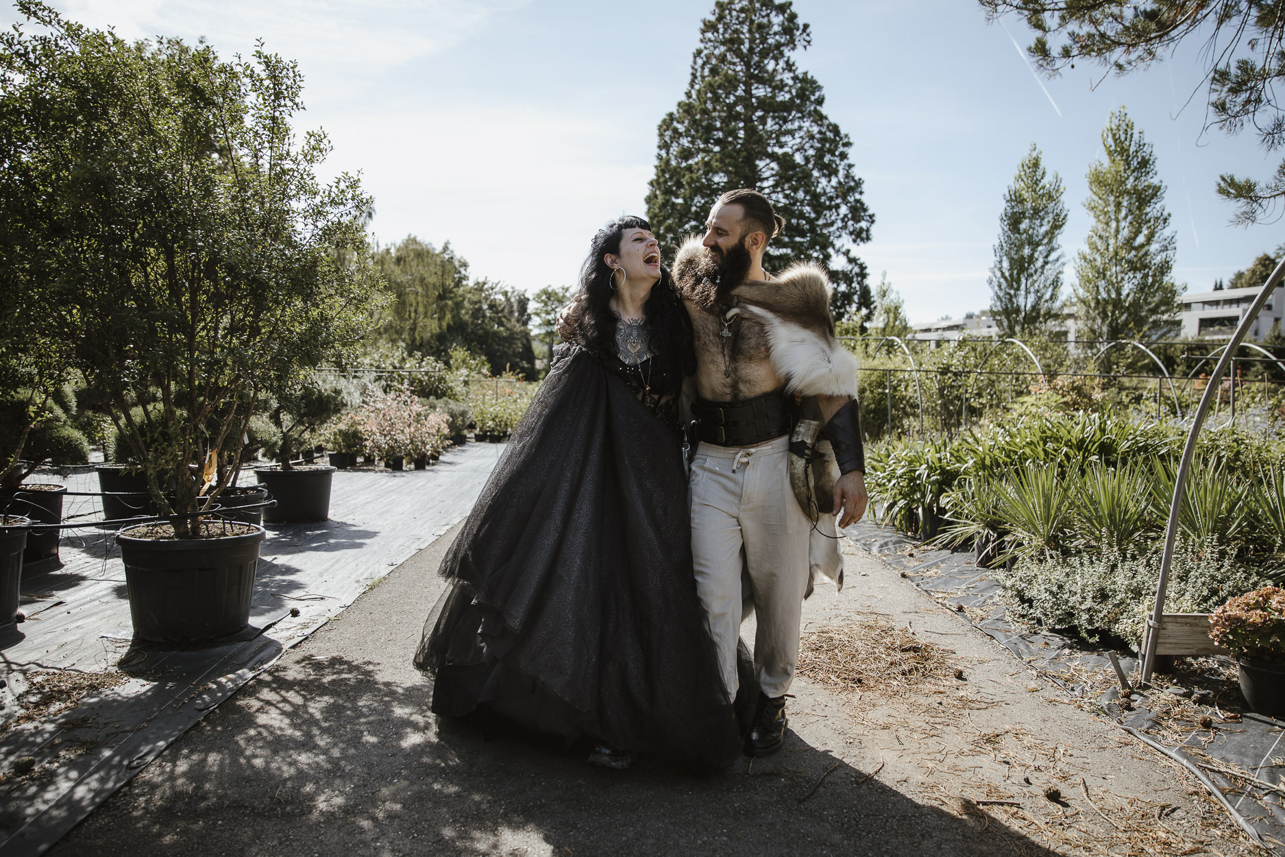 Gothic meets Viking Wedding