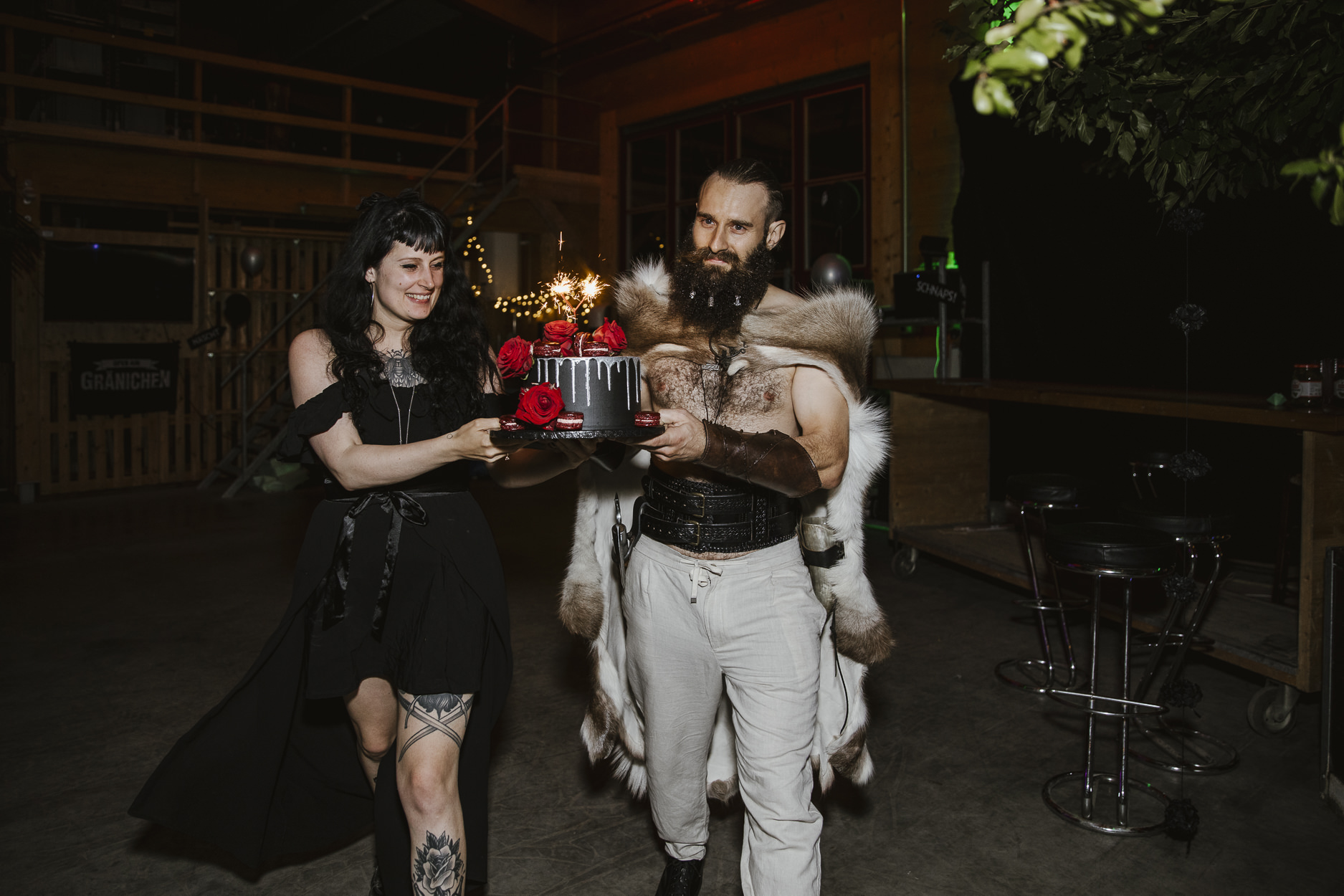 Gothic meets Viking Wedding