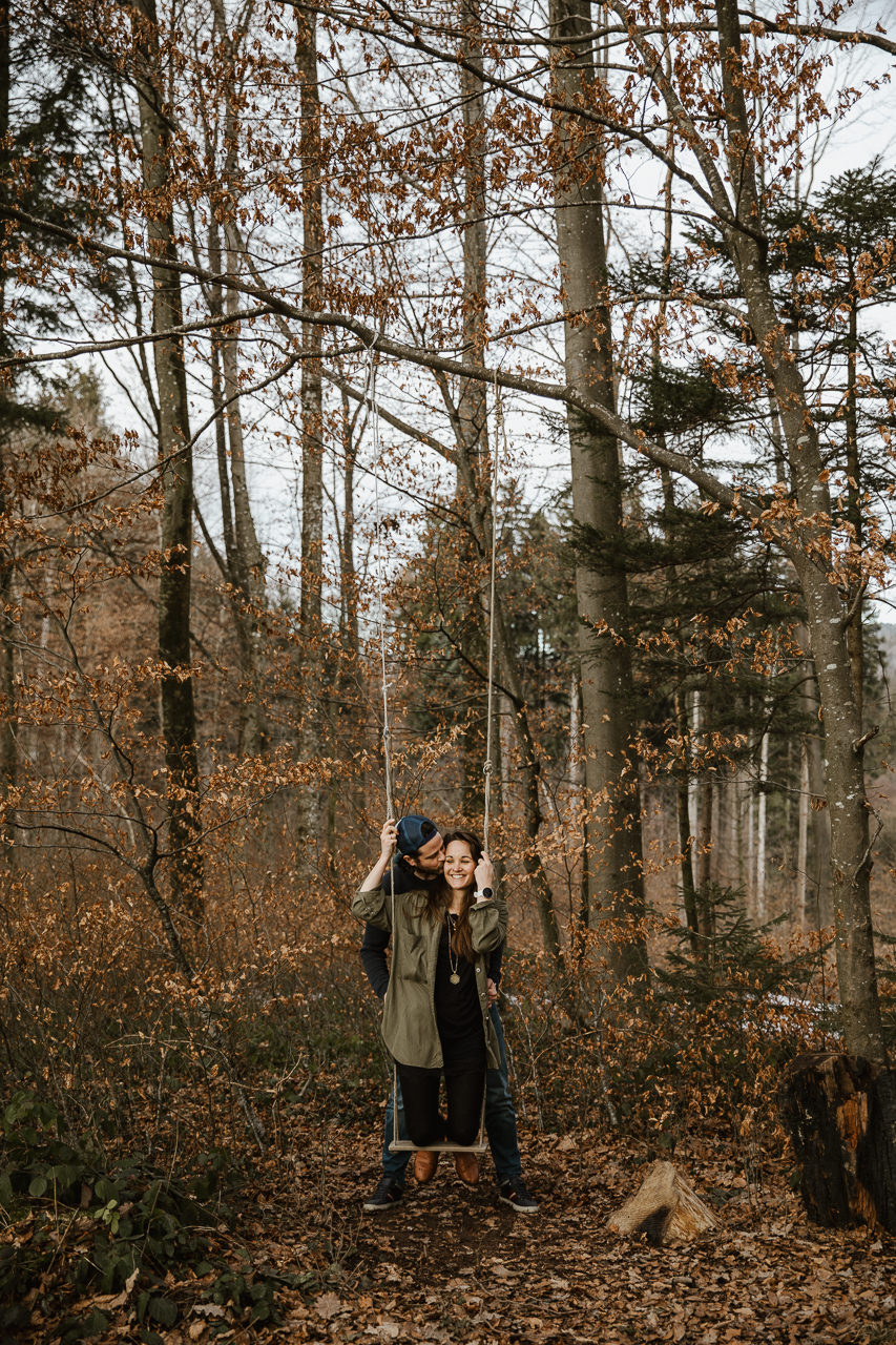 Stephanie Wittmer Fotografie - Love ist in the air. Raphaela und Aurelio heiraten bald hier am Charrewäg in Illnau.