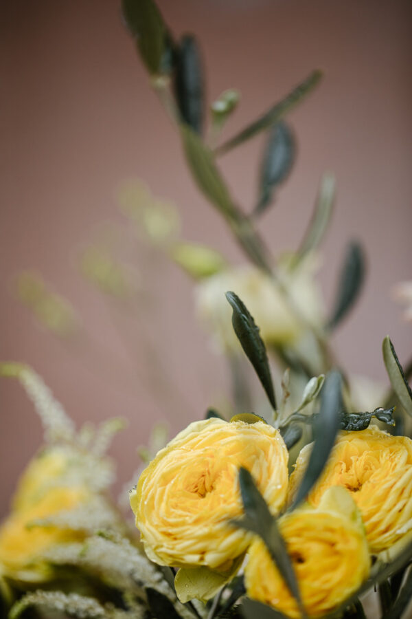 mediterrane Blumendeko von Kreationell